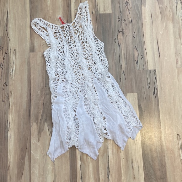 Crocheted white tank. By Free people - Picture 6 of 6